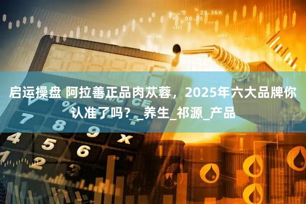 启运操盘 阿拉善正品肉苁蓉，2025年六大品牌你认准了吗？_养生_祁源_产品